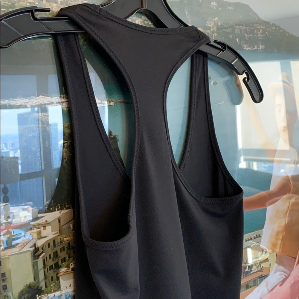 💕HP💕Lululemon LIMITED EDITION cool racerback black ruffled hem tank - Picture 9 of 12